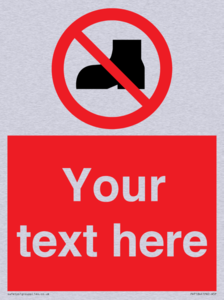 Custom No outdoor footwear